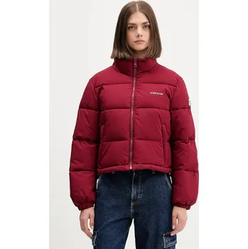 Bunda Guess Jeans dámská, tyrkysová barva, zimní, W4BL20 WGII2 W4BL20.WGII2 83X, vel. M