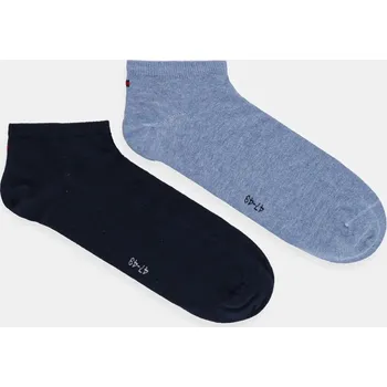 Pánské oblečení Ponožky Tommy Hilfiger 2-pack 342023001 námořnická modř 59M, vel. 47/49
