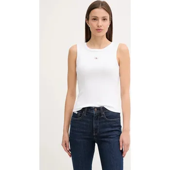 Top Calvin Klein Jeans bílá barva, LV047C201G 00X, vel. M