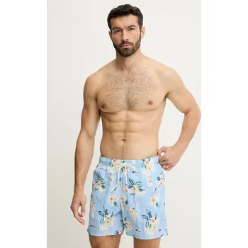 Plavkové šortky Tommy Hilfiger bílá barva, UM0UM03491 05B, vel. L