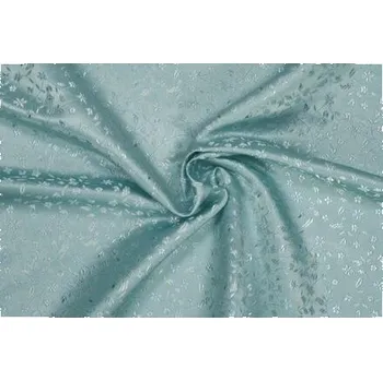 Brokát kvítí, šedomodrý, 1.7m, sartor.cz