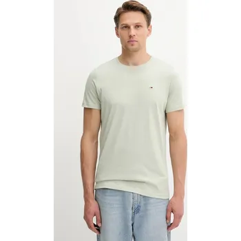 Pánské tričko Bavlněné tričko Tommy Jeans pánské, bílá barva, DM0DM04411 07X, vel. XL