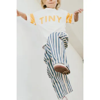 Dětské bavlněné tričko Tinycottons STRIPES TINY TEE SS25.145 béžová 80X, vel. 128