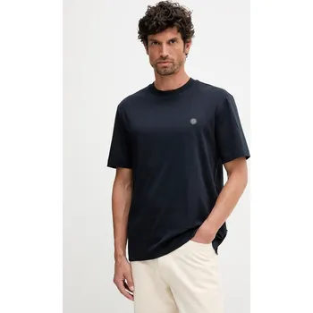 Pánské tričko Bavlněné tričko BOSS C-Taut 01 50520298 námořnická modř 59A, vel. S