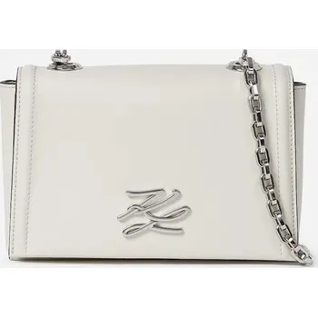 Kabelka Kožená kabelka Karl Lagerfeld K/AUTOGRAPH A1W30174 bílá 00X, vel. ONE SIZE
