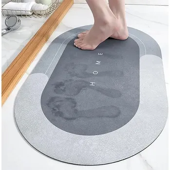 Koupelnová předložka Absorpční a rychleschnoucí sprchová rohož