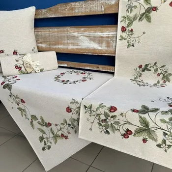 ubrus Tegatex Gobelínový ubrus - jahody Velikost: 40*140 cm