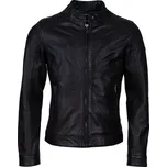 Pánská Kožená Bunda Cash Brixton Černá Velikost: XL