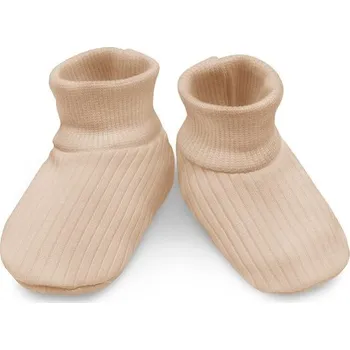 Kojenecké oblečení PINOKIO Látkové capáčky žebrované Lovely Day Beige - 68/74