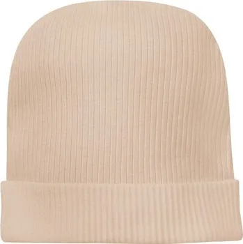 Kojenecké oblečení PINOKIO Čepička žebrovaná Lovely Day Beige - 56
