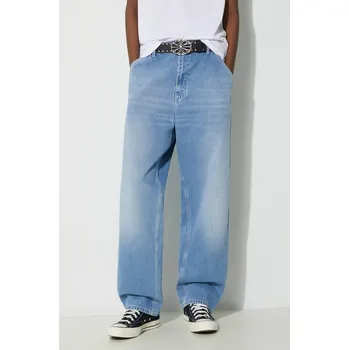 Pánské džíny Džíny Carhartt WIP Simple Pant pánské, I022947.01ZO, 33/32, modrá, 55X