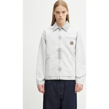 Bavlněná bunda Carhartt WIP OG Detroit šedá barva, I035555.00E5F, XL, 90X