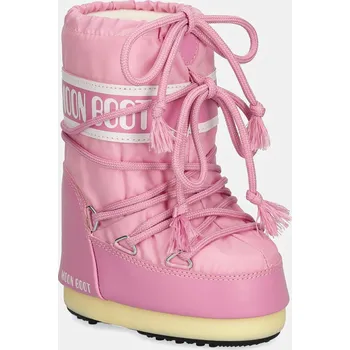Dívčí sněhule Dětské sněhule Moon Boot ICON NYLON růžová barva, 80D1400440 30X, EUR 31/34