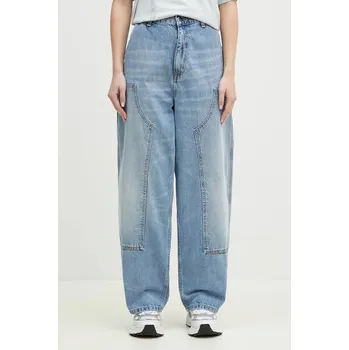 Džíny Carhartt WIP Brandon Double Knee Pant, XS, modrá, 50X