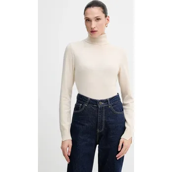 Pánský svetr Svetr z vlněné směsi Sisley 102HM2174 béžová 80A, vel. M