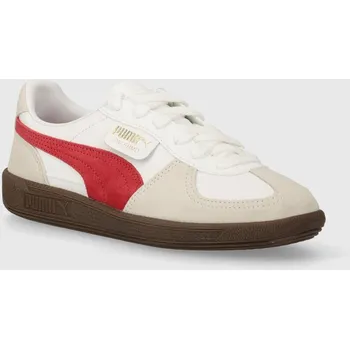Pánská obuv Kožené tenisky Puma Palermo 396464 bílá 00A, EUR 42.5