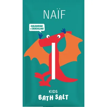 Koupelová sůl NAÏF Praskající barevná sůl do koupele (Bath Salt) 40 g + 2 měsíce na vrácení zboží