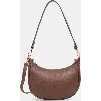 Kabelka Kožená kabelka Answear.LAB 249615.hak hnědá 88X, vel. ONE SIZE