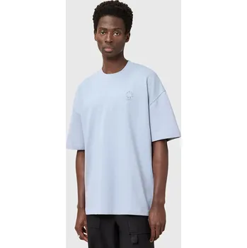 Pánské tričko Bavlněné tričko AllSaints HAVEN M029JC modrá 05X, vel. XXL