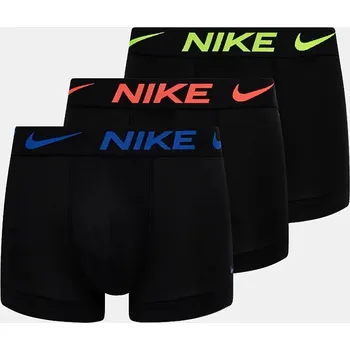 Pánské spodní prádlo Boxerky Nike 3-pack pánské, černá barva, 0000KE1156 0000KE1156. 99A, vel. S