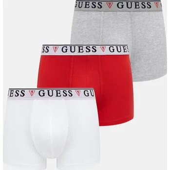 Boxerky Boxerky Guess BRIAN 3-pack pánské, černá barva, U97G01 KCD31 U97G01.K6YW1 00D, vel. XL