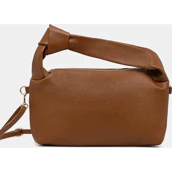 Kožená kabelka Answear.LAB 1215.hak hnědá 82X, vel. ONE SIZE