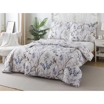 Povlečení XPOSE® Bavlněné Renforcé povlečení PTÁCI 140x200 cm, 70x90 cm, Bavlna RENFORCÉ + Prodloužená možnost vrácení zboží do 50 dnů