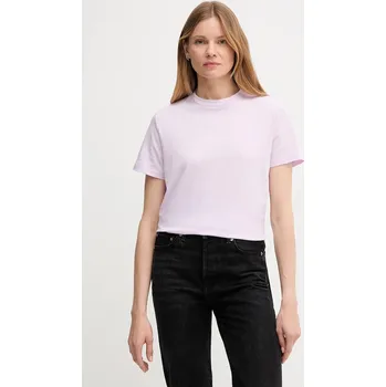 Pánská móda Bavlněné tričko Calvin Klein Jeans LV047C863G fialová 04B, vel. L