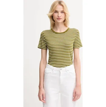 Dámské tričko Bavlněné tričko United Colors of Benetton dámské, růžová barva, 30YSE16A0 91X, vel. XL