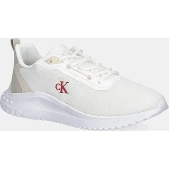 Pánské tenisky Tenisky Calvin Klein Jeans EVA RUNNER MIX MESH pánské, bílá barva, YM0YM01285 00X, EUR 44
