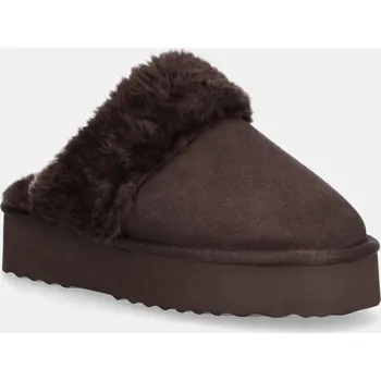 Dámské pantofle Semišové papuče Answear.LAB hnědá barva TX-24154.cjk 89X, EUR 39