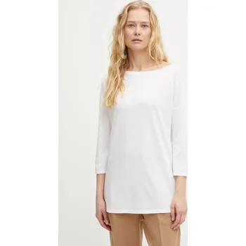 Pánské tričko Tričko s dlouhým rukávem Sisley 3QU4L12EE bílá 00B, vel. XS