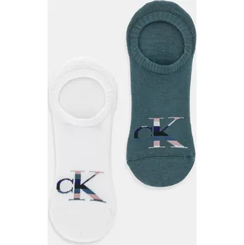 Dámské ponožky Ponožky Calvin Klein Jeans 2-pack 701228809.NOS tyrkysová 67X, vel. 39/42