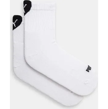 Pánské ponožky Ponožky Puma LOGO SHORT CREW 2-pack 938555 bílá 00X, vel. 35/38