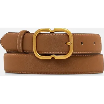 Opasek Kožený pásek Answear.LAB dámský, hnědá barva 627.cjk 82X, vel. ONE SIZE