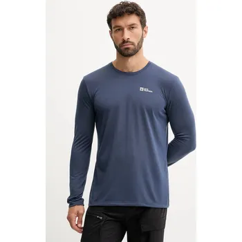 Pánské tričko Sportovní tričko s dlouhým rukávem Jack Wolfskin Vonnan A60291 námořnická modř 59X, vel. S