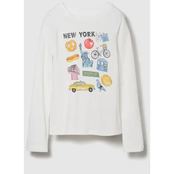 Dívčí tričko GAP Dívčí Dětské tričko s potiskem Gap Bílá S (2947483)