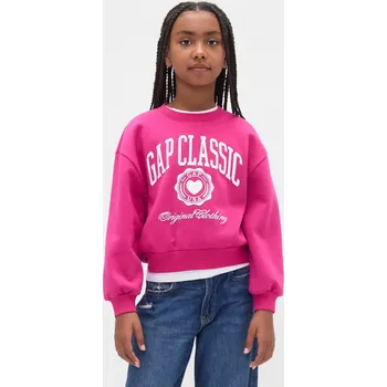 Dívčí mikina GAP Dívčí Dětská mikina VintageSoft GAP Růžová L (2947038)