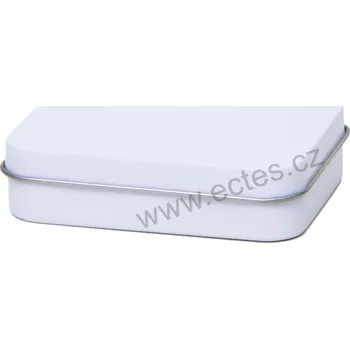 Dóza na potraviny WHITE 402 bílá lesk "na karty"