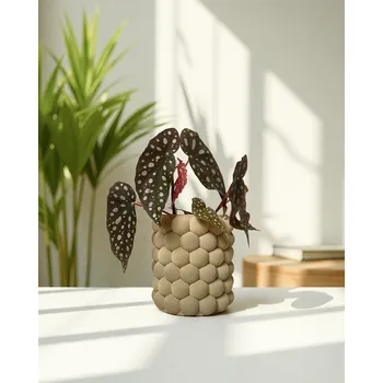 Květináč Plantbee Květináč Klaud 12cm písková