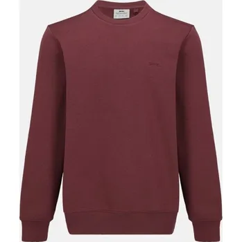 Pánský svetr Slazenger Fleece Crew Sweater Mens Burgundy XL