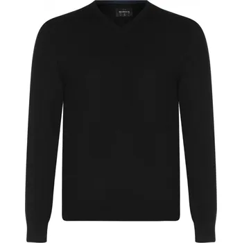 Pánský svetr Howick Howick Merino V Neck Jumper Black S