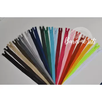 Zip kostěný dělitelný 45cm (E) * (Zipy)