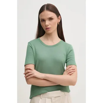 Pánské tričko Bavlněné tričko United Colors of Benetton fialová barva, 3GA2E16A0 77M, vel. S