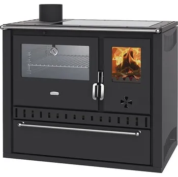 Sporák na tuhá paliva PRITY GT W10 FI G DR levá černá