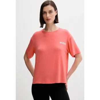 Pánské tričko Tričko HUGO UNITE_T-SHIRT růžová barva, 50490707 20A, vel. M