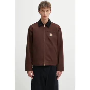 Dámské oblečení Bavlněná bunda Carhartt WIP Detroit Jacket, S, hnědá, 98X