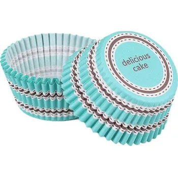 Cukrářský košíček teal delicious 50x30mm 1000ks - Cakesicq