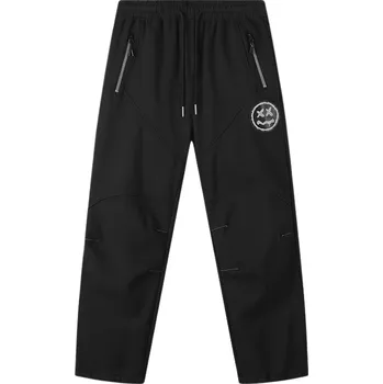 Chlapecké kalhoty Dětské softshellové kalhoty zateplené černé Kugo HK9788