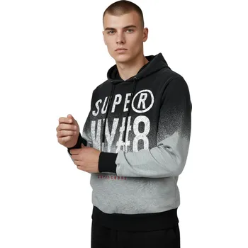 Pánská mikina Blackeagle Pánská černá mikina přes hlavu 02 Barva: Černá, Velikost: XL